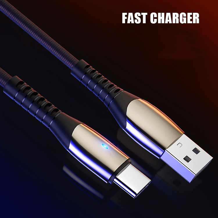 China Fast Delivery Usb C Charging Cable For Android Data Cables 3A Auto Disconnect